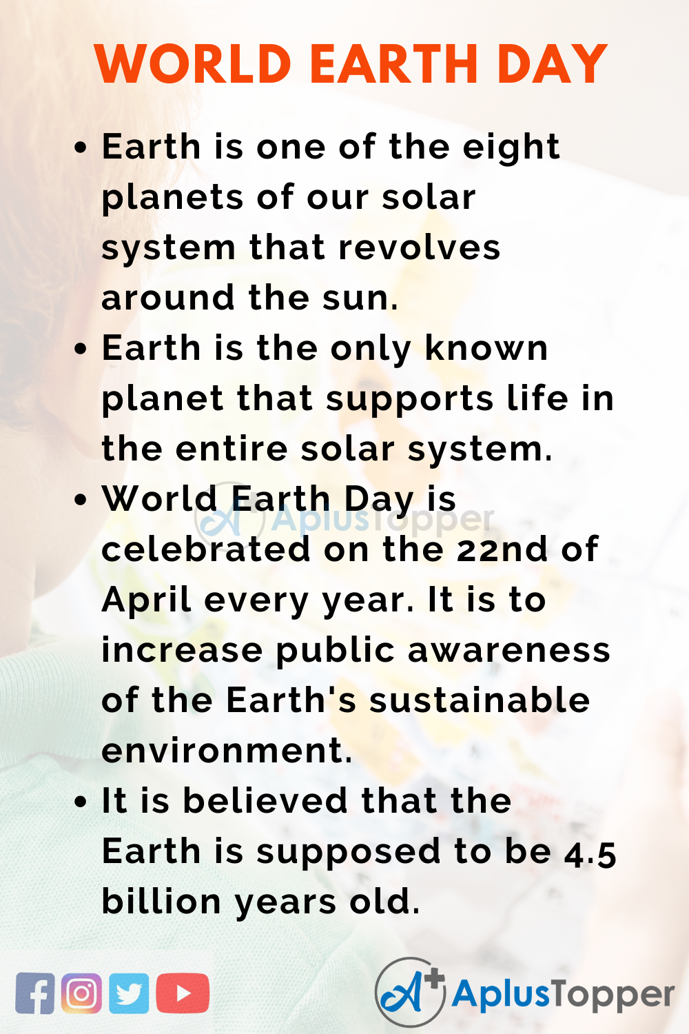 earth day celebration in school essay