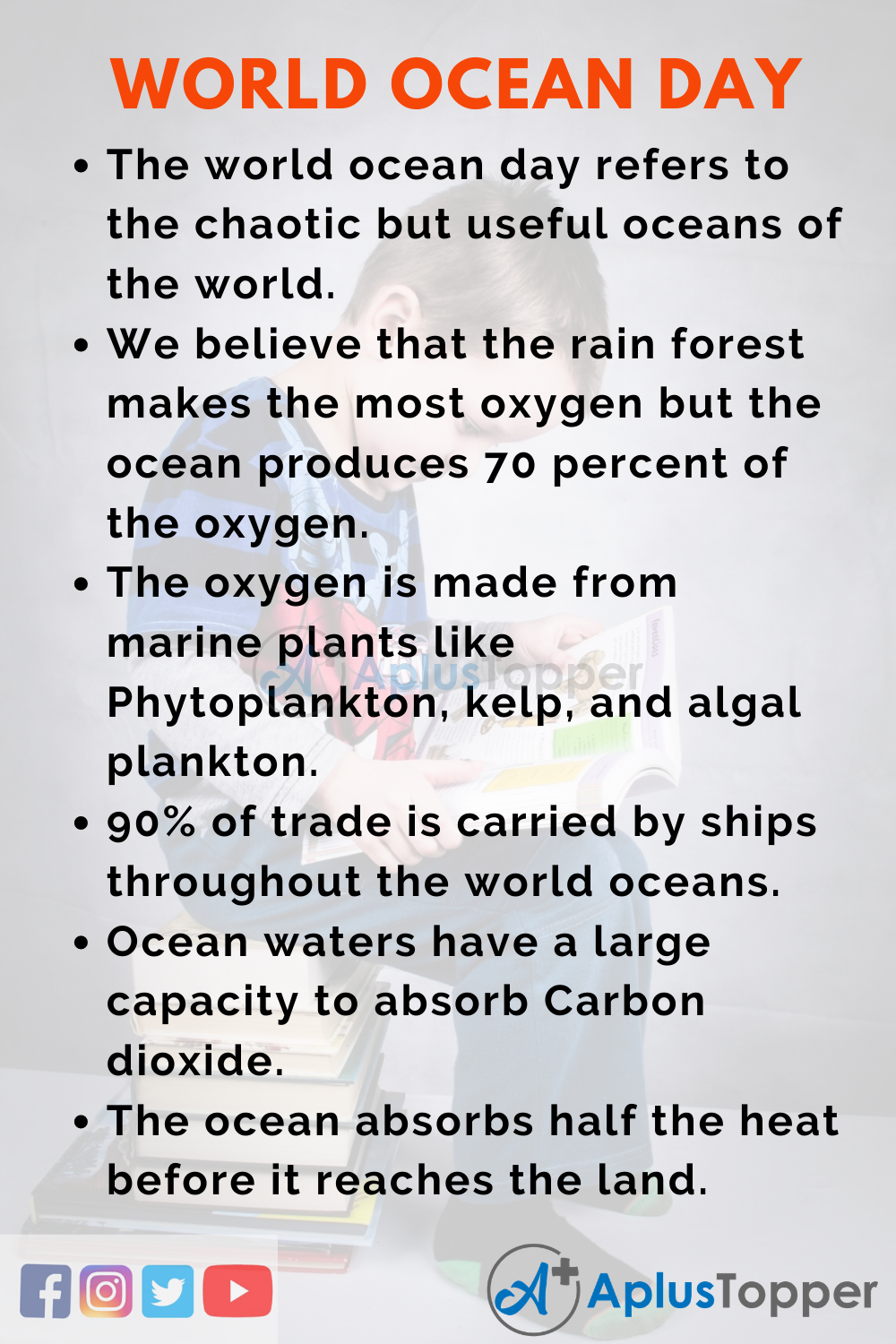informative speech on the ocean