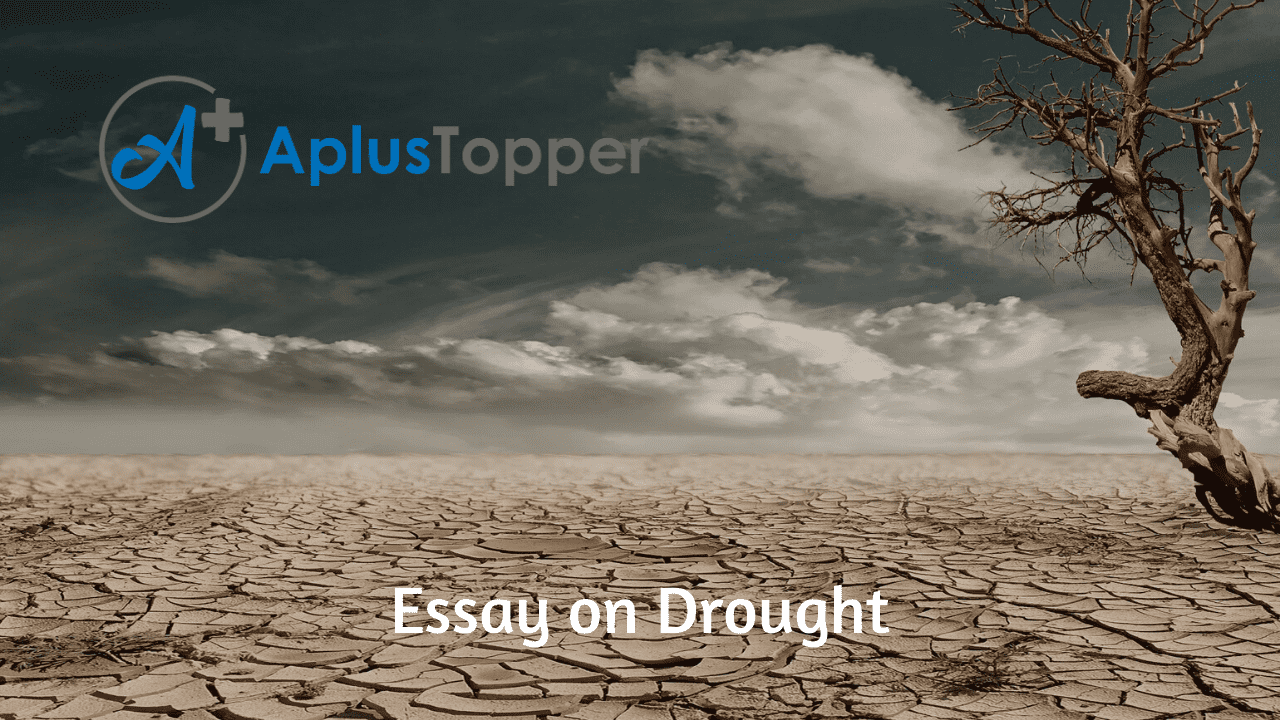 essay on drought class 5