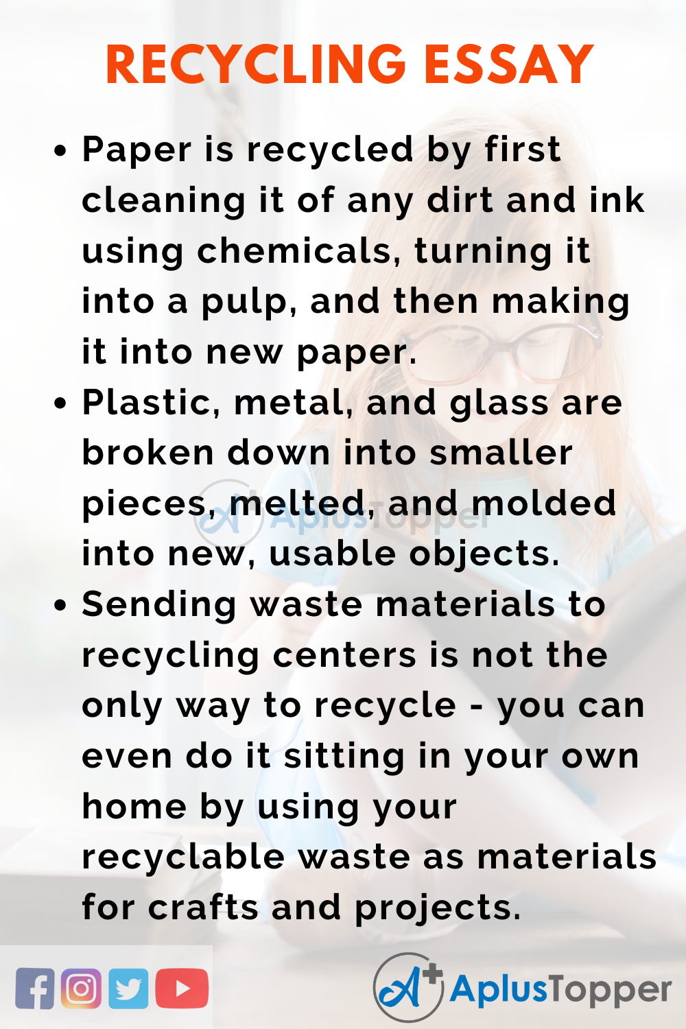 Essay About Recycling