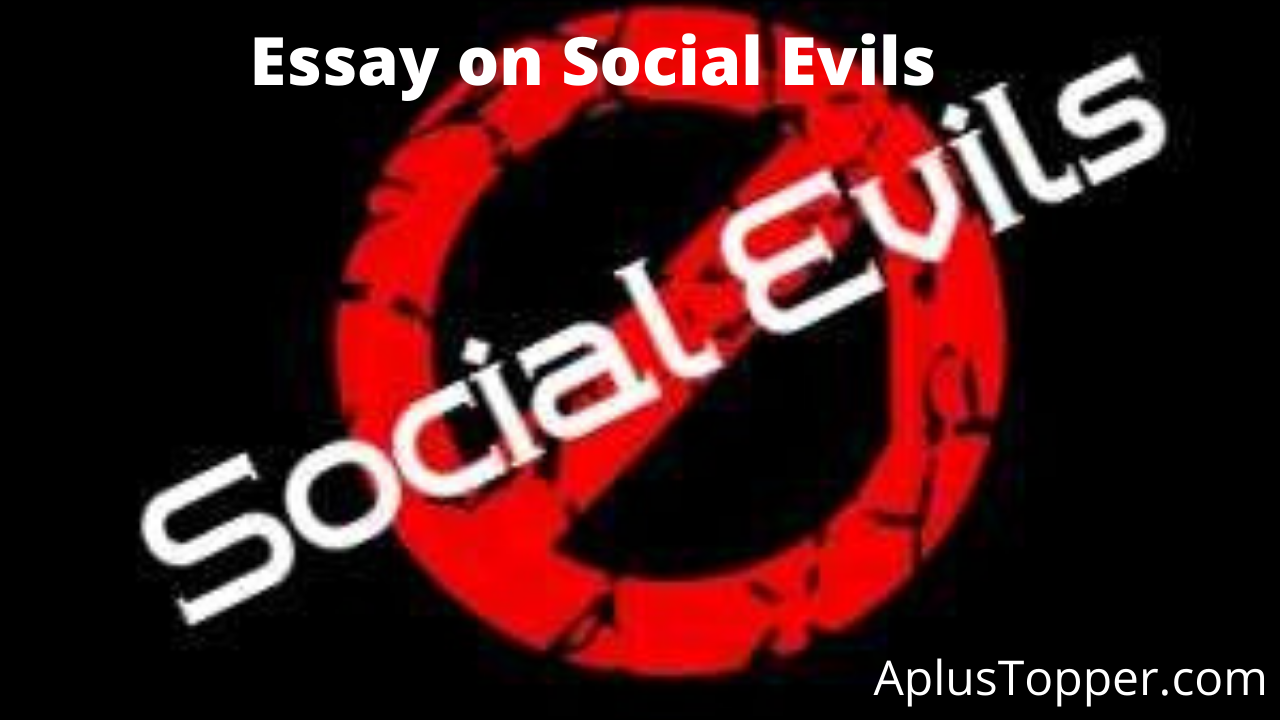 quotations for social evils essay
