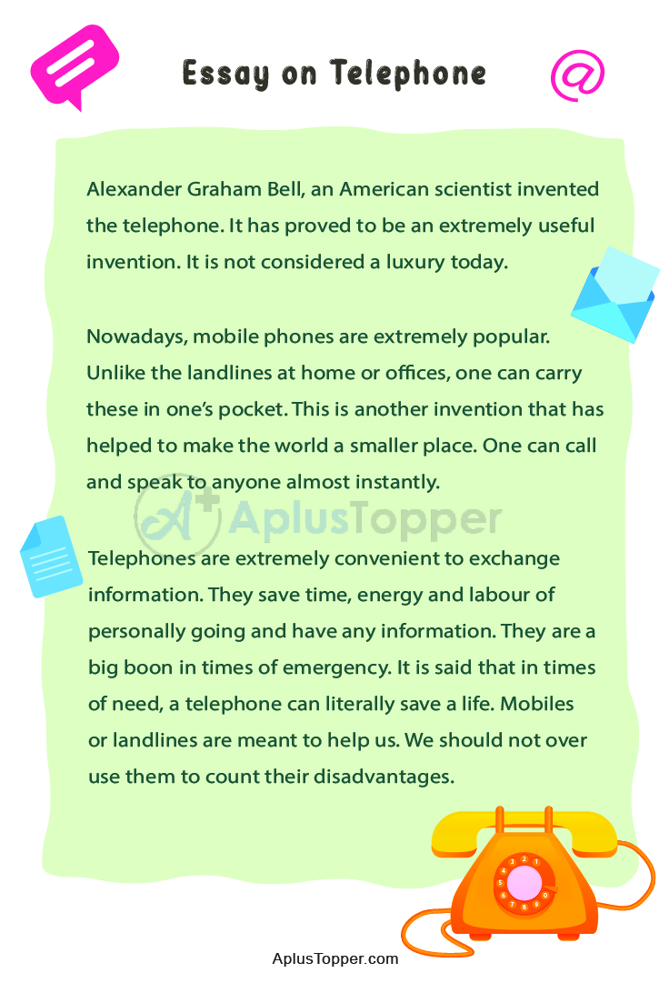 mobile phone essay for class 5
