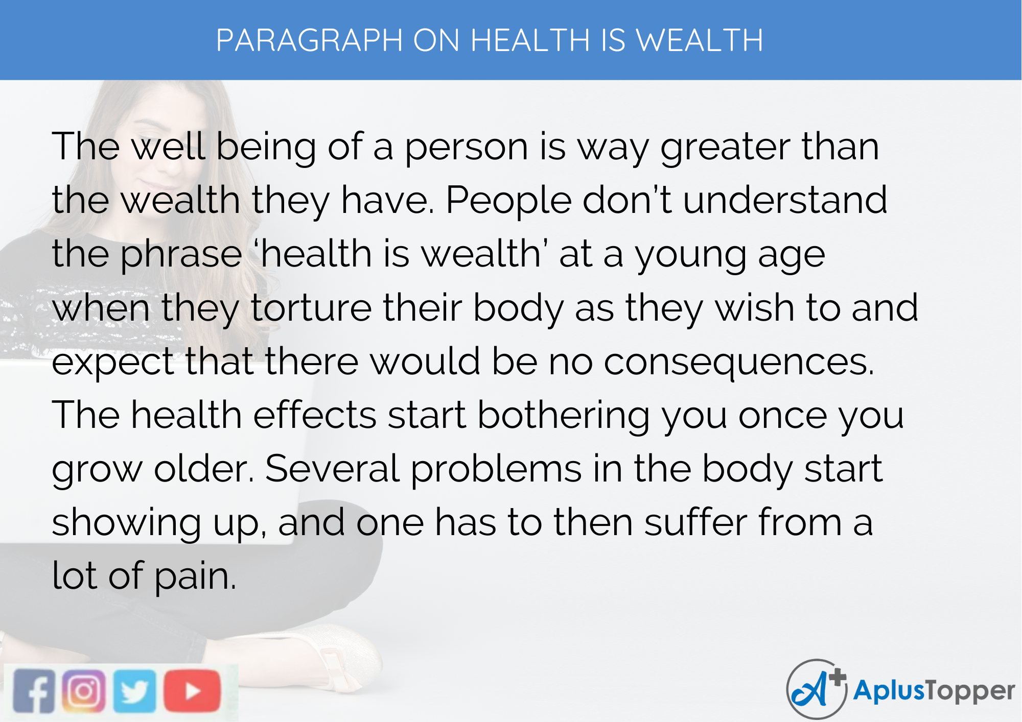 essay on health is wealth in 150 words