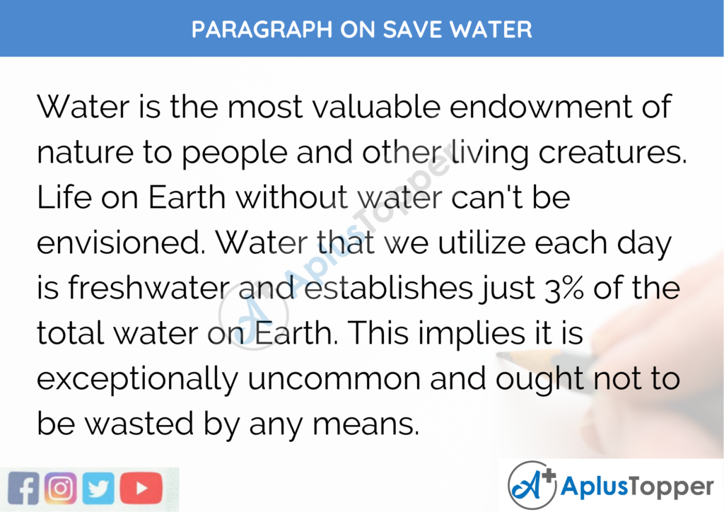 essay on waste water