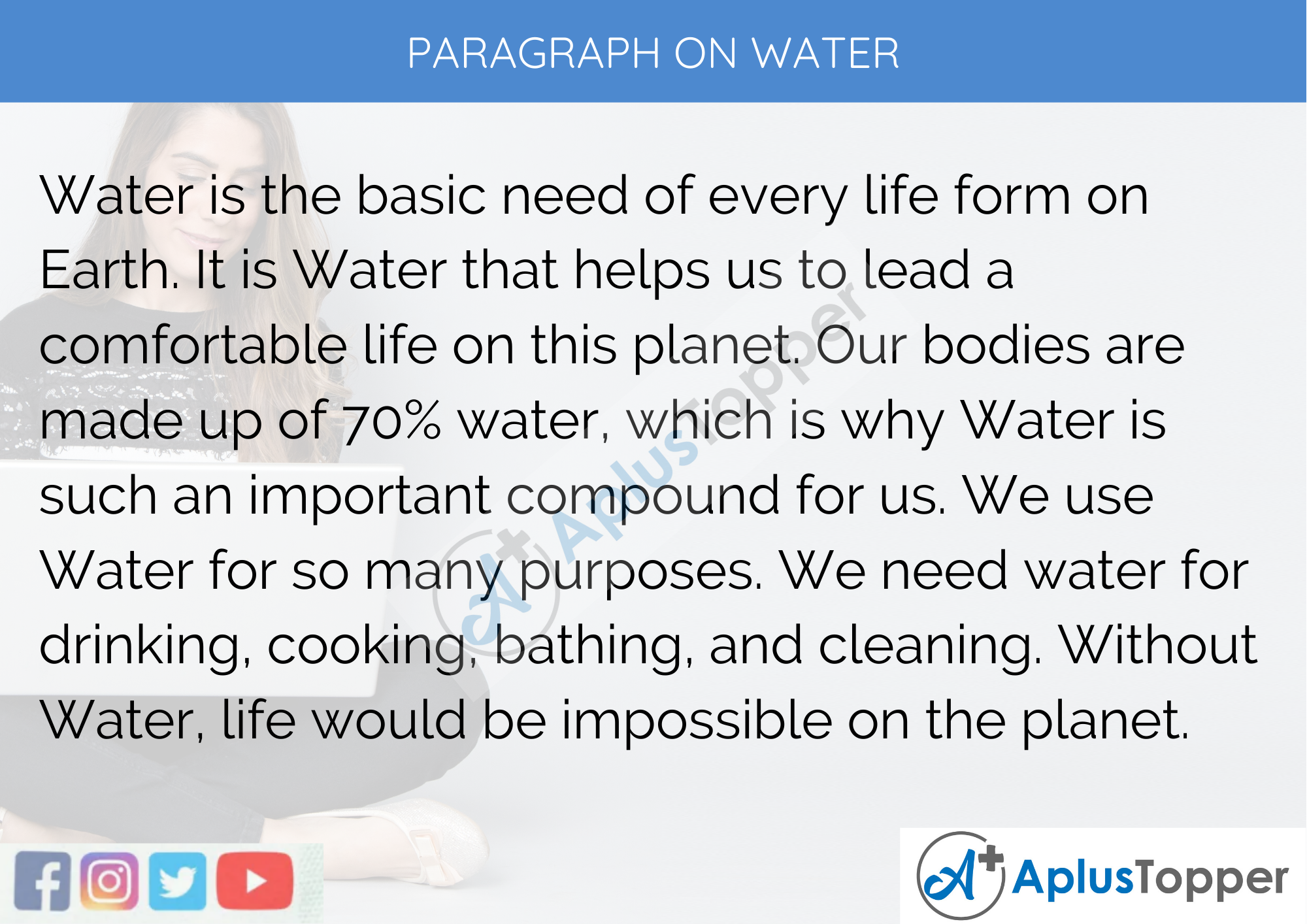 water is life essay 300 words