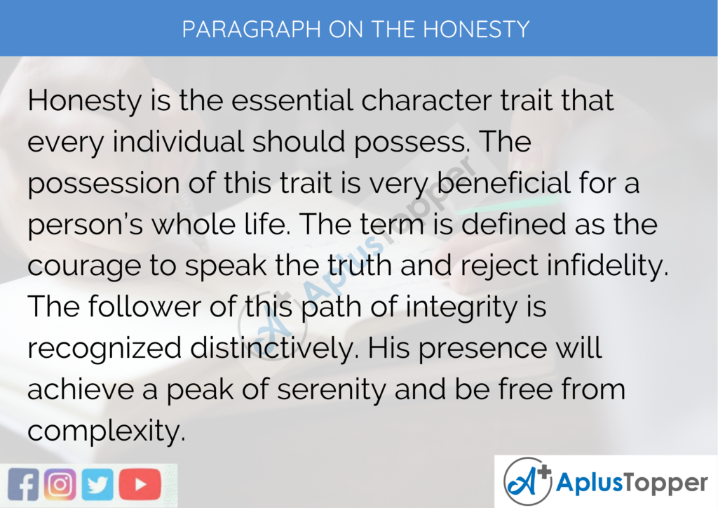 essay on value of honest