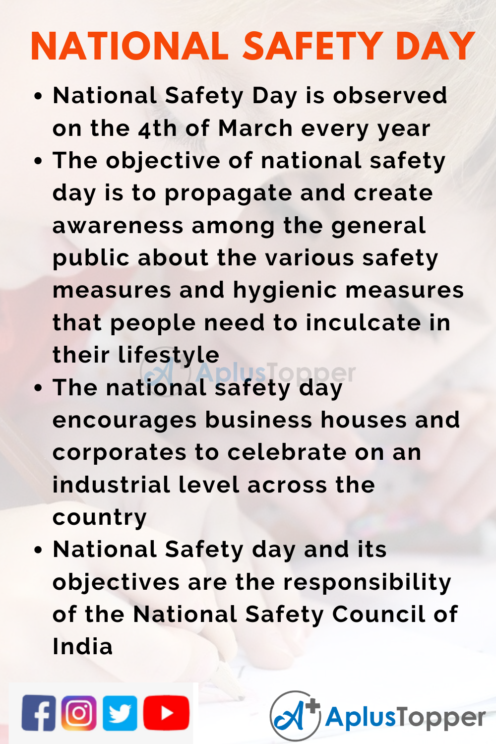 speech on national safety day