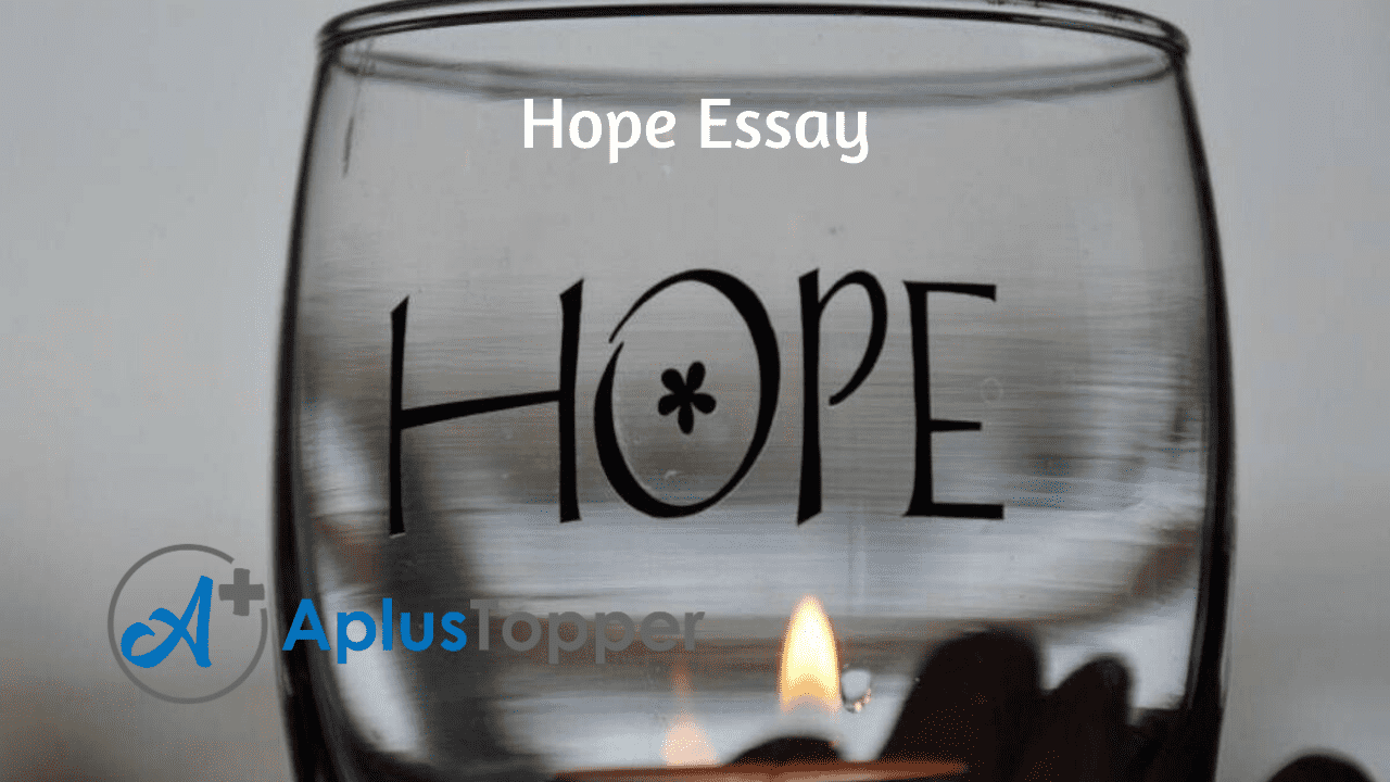 i believe in hope essay