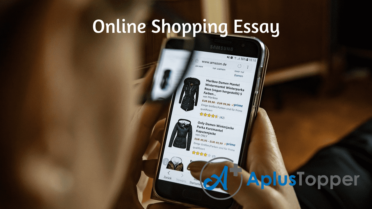 online shopping saves time essay