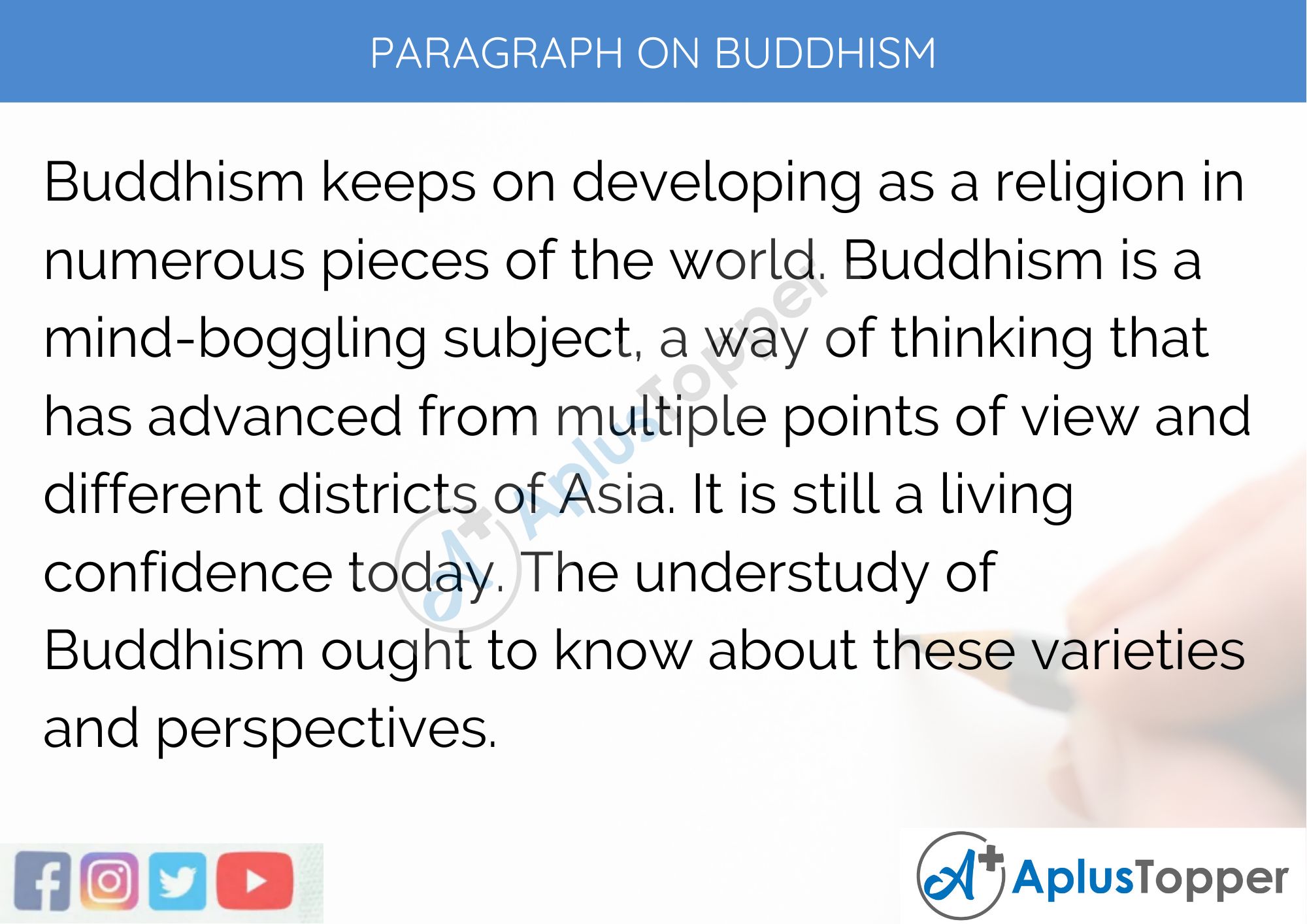 big essay on buddhism