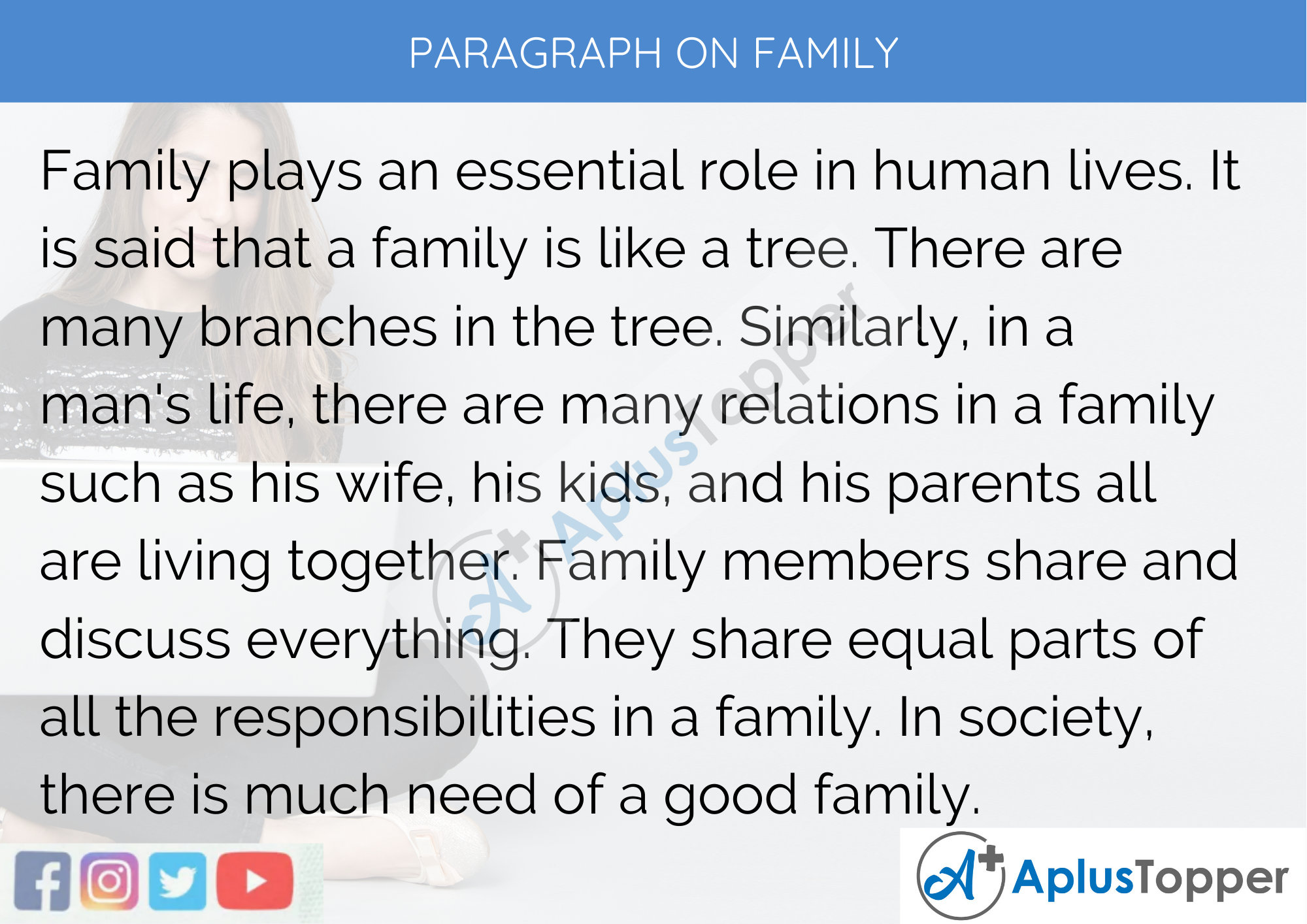 speech about family 3 paragraph