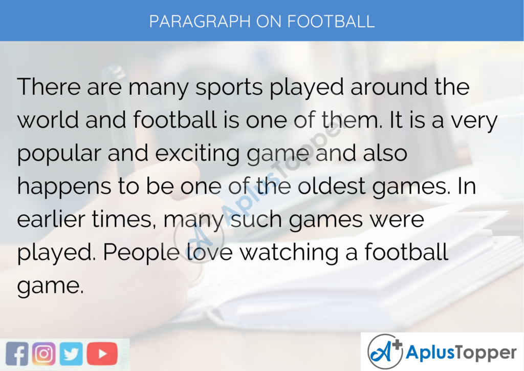 five paragraph essay about football