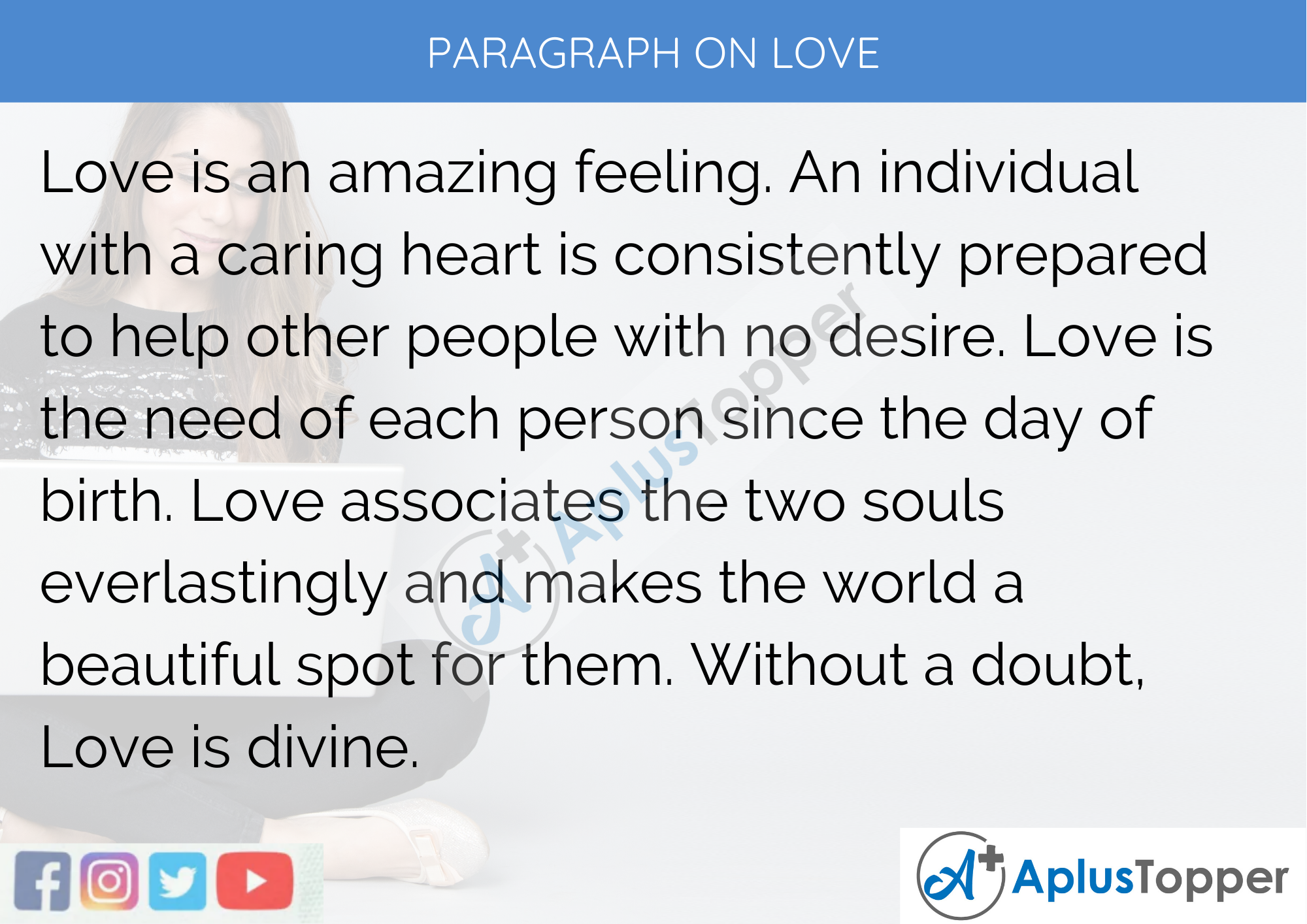 Paragraph On Love 100 150 0 250 To 300 Words For Kids Students And Children A Plus Topper