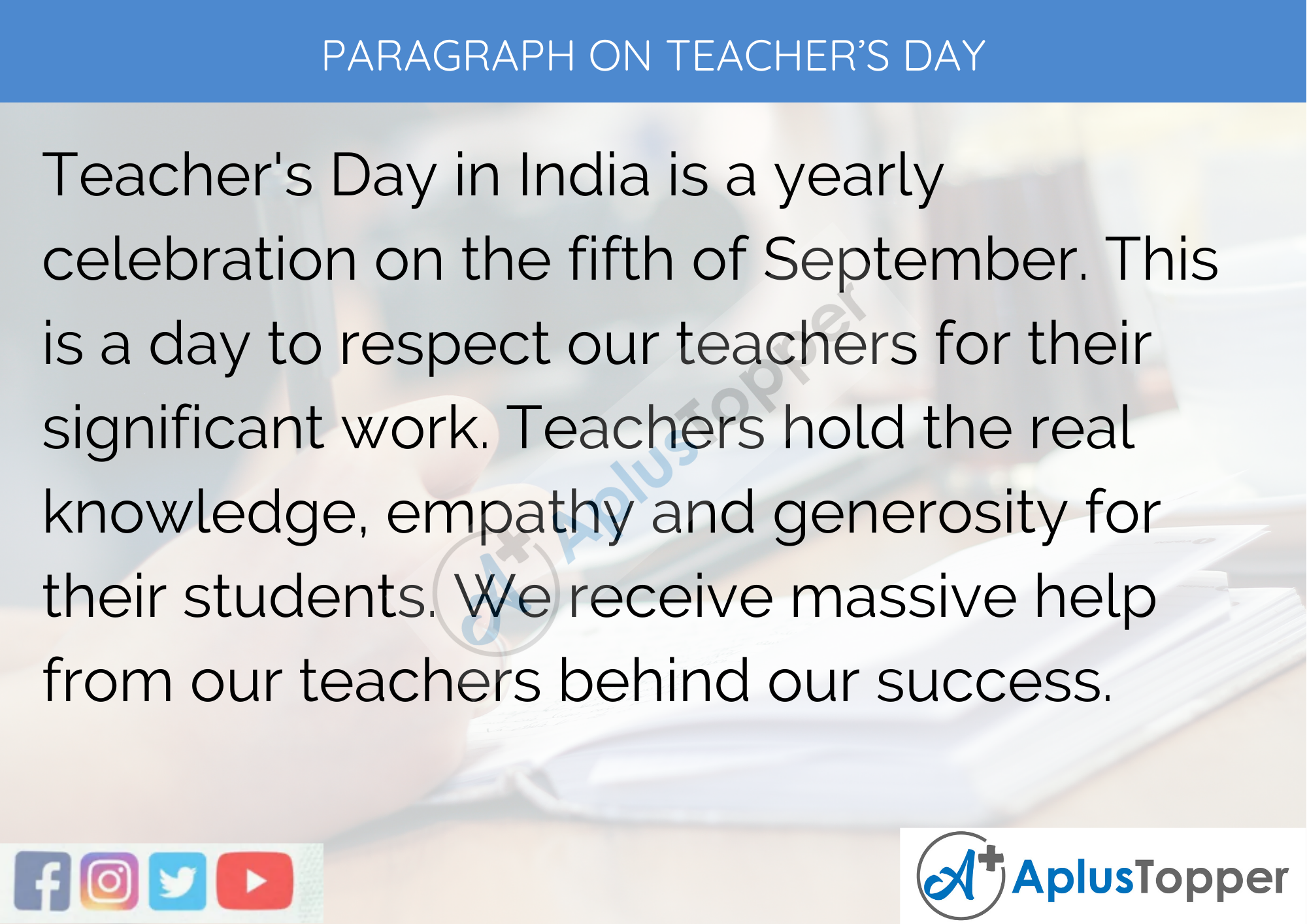 happy teacher's day essay in hindi