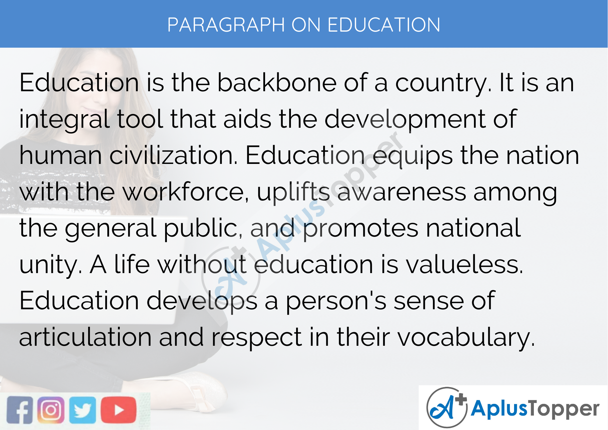 education paragraph writing in english