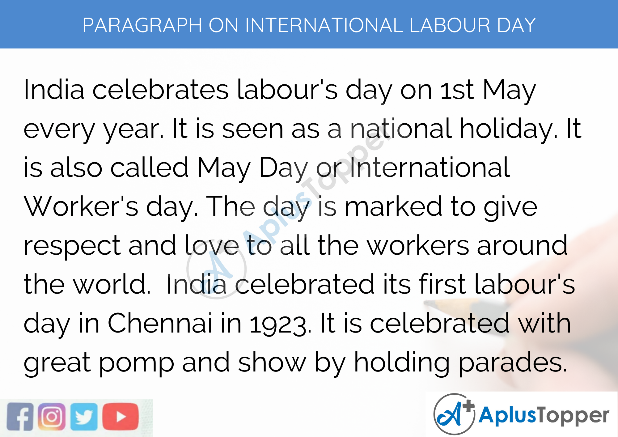 international labour day essay in hindi