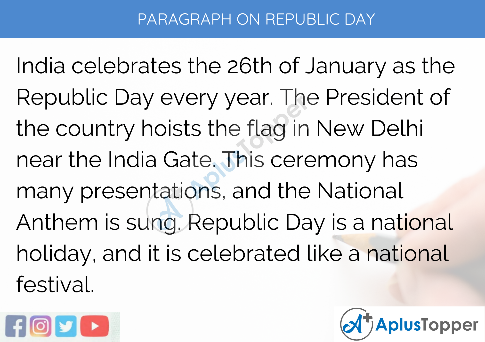 write speech on republic day