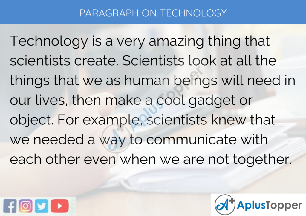 5 paragraph essay on technology