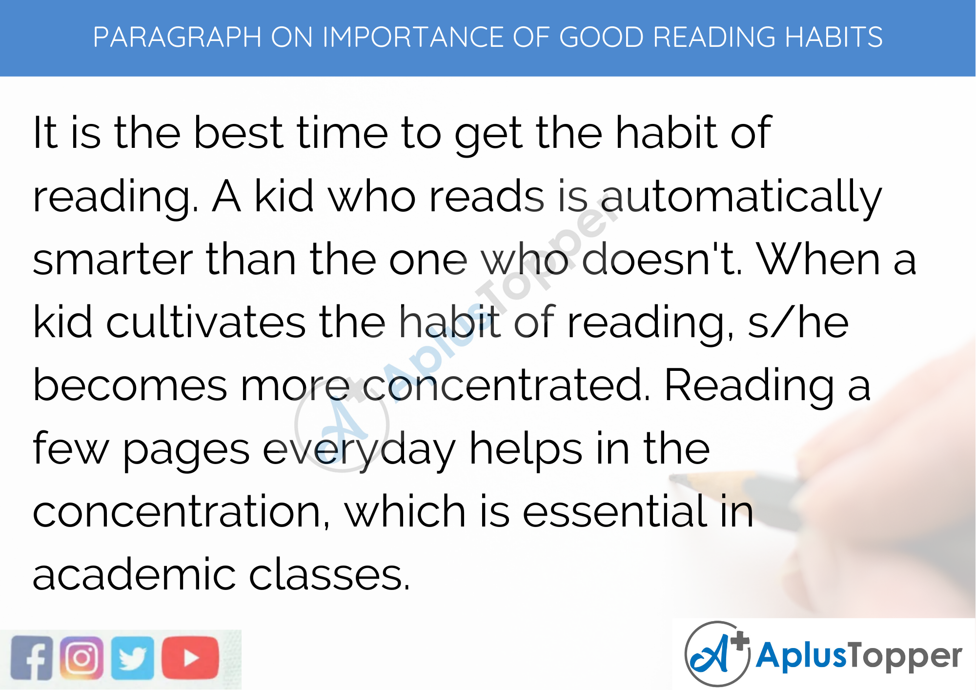 essay on the importance of reading habit