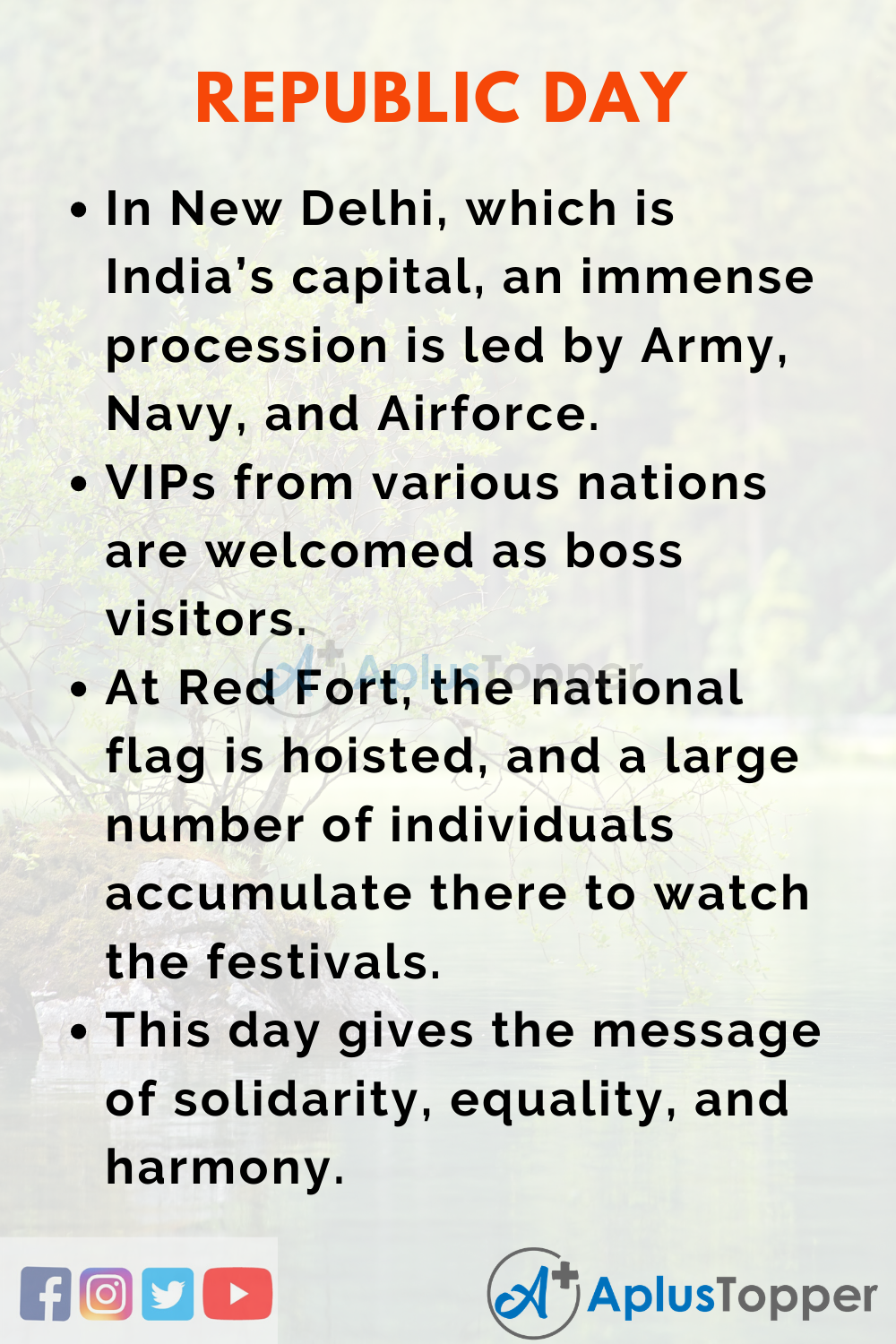 republic day speech meaning