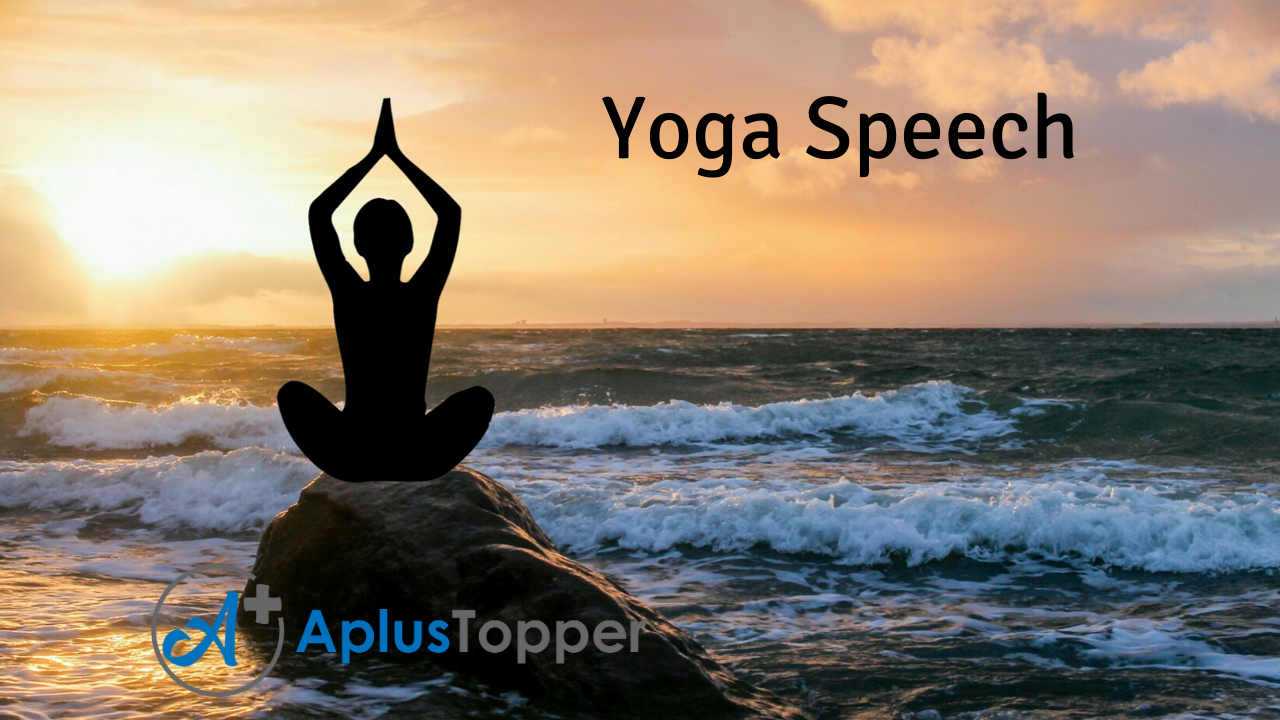 a speech on yoga