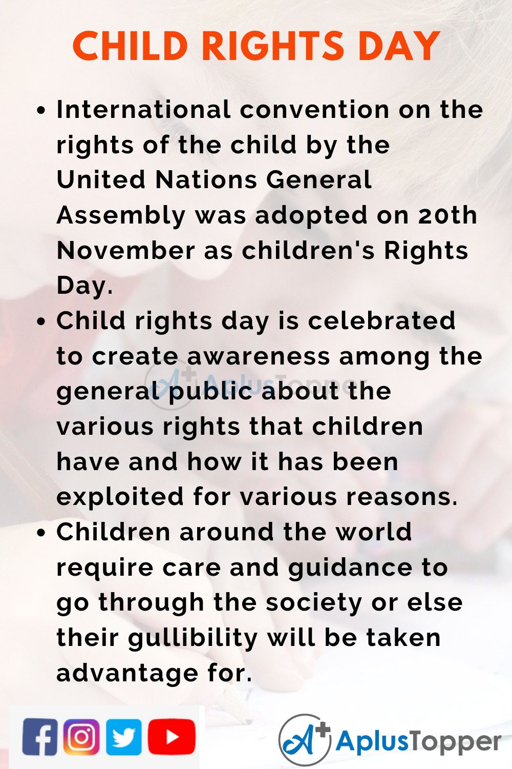 essay on importance of child rights