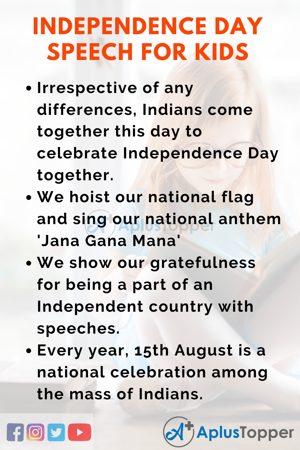Independence Day Speech Text India