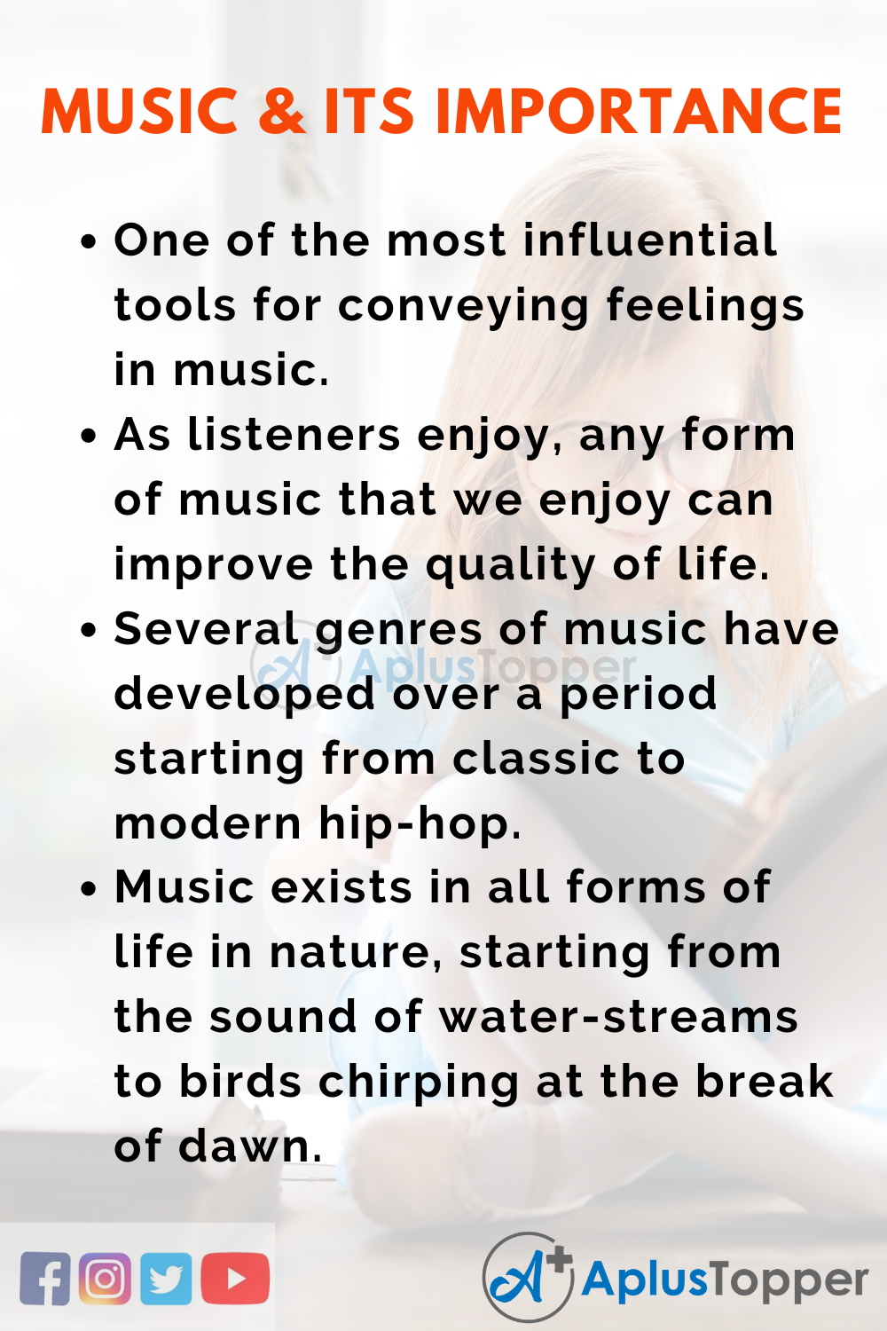role of music essay