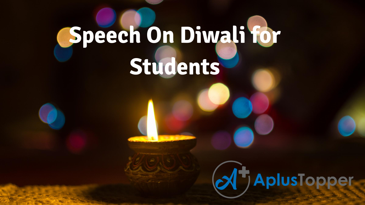 a speech on the topic diwali