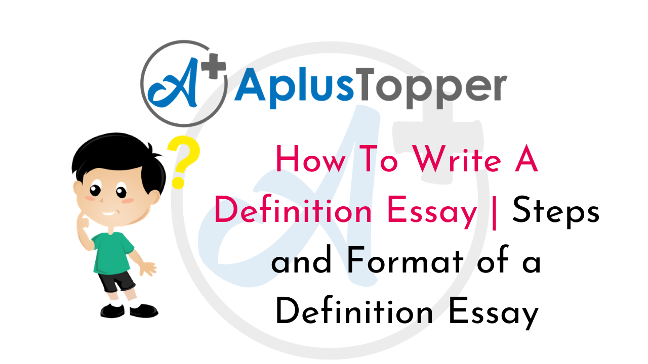 how write definition essay