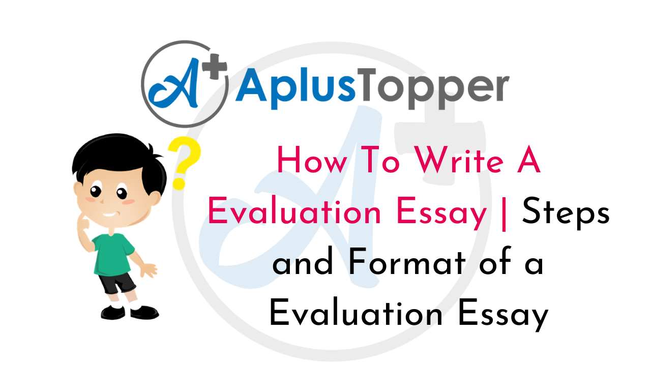 evaluation essay writing definition