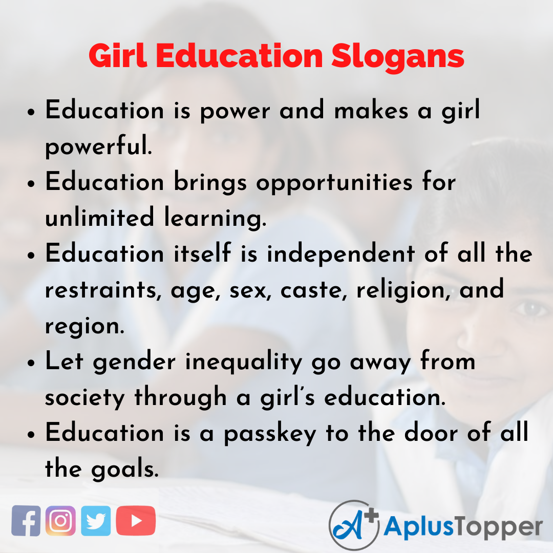 slogans on education