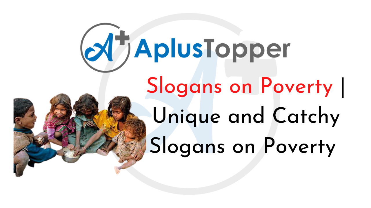 stop poverty slogans
