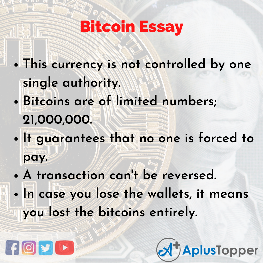 cryptocurrency essay