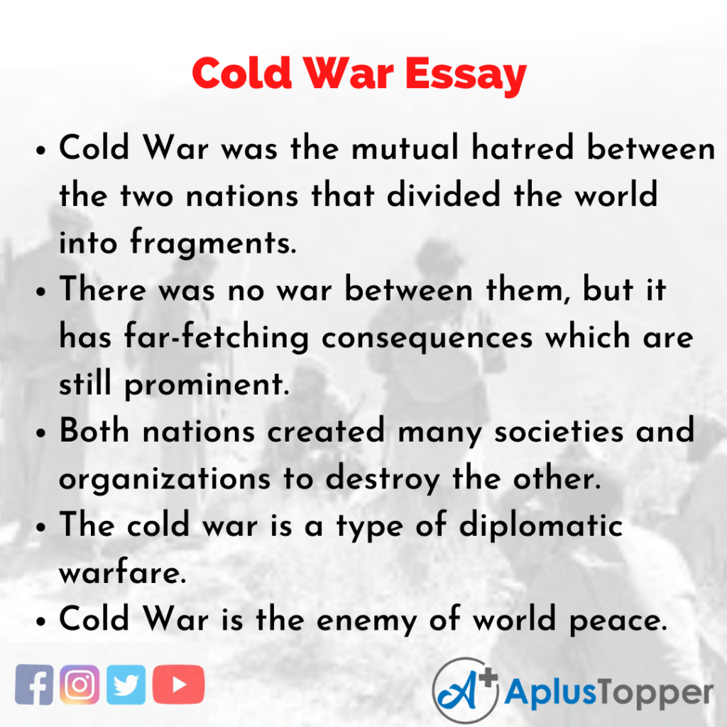 cold war 1 essay