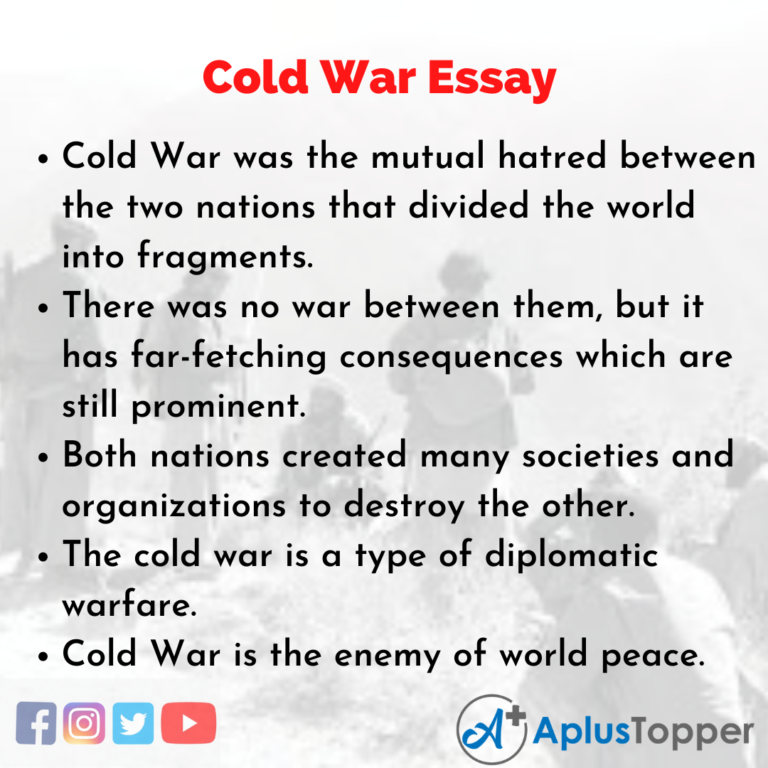 cold war essay questions dse