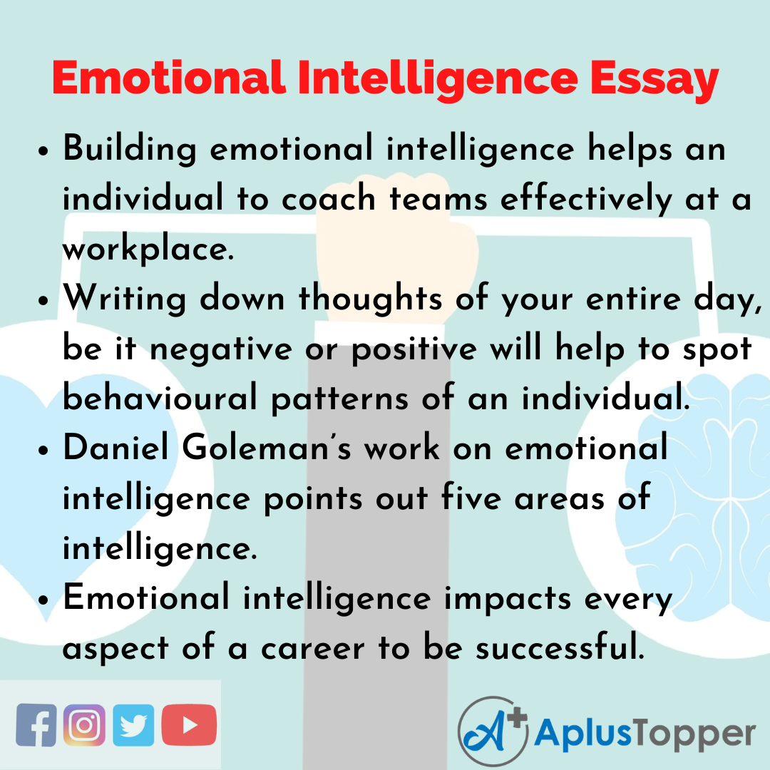 what is the importance of emotional intelligence essay