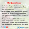 does weed help with essays