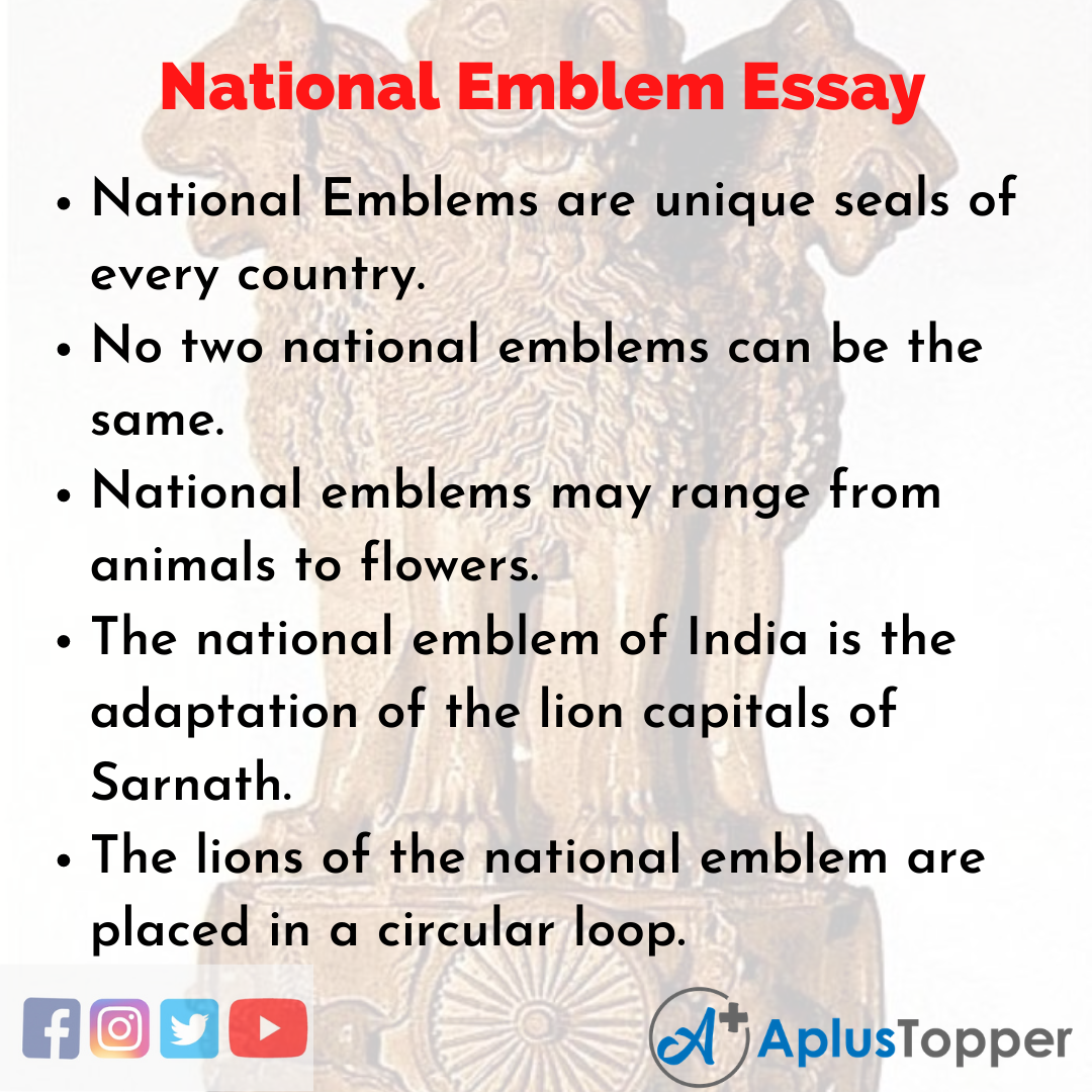 essay writing national symbols