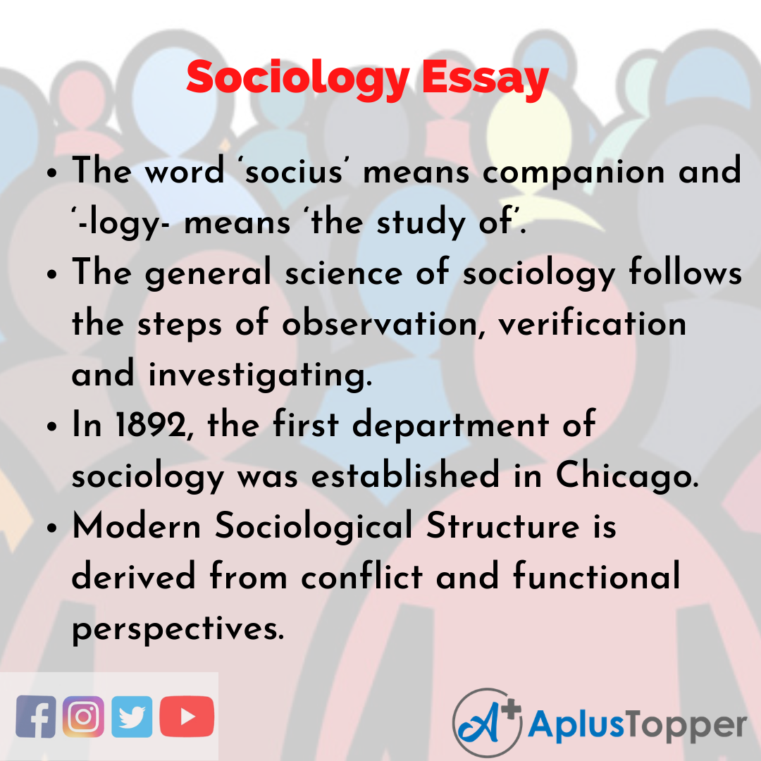 best way to start a sociology essay
