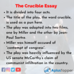 breaking charity in the crucible essay