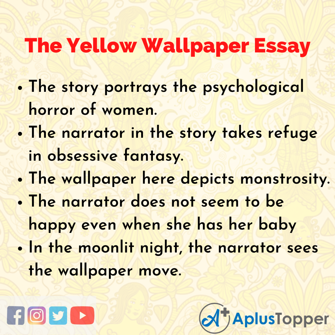 essay yellow wallpaper