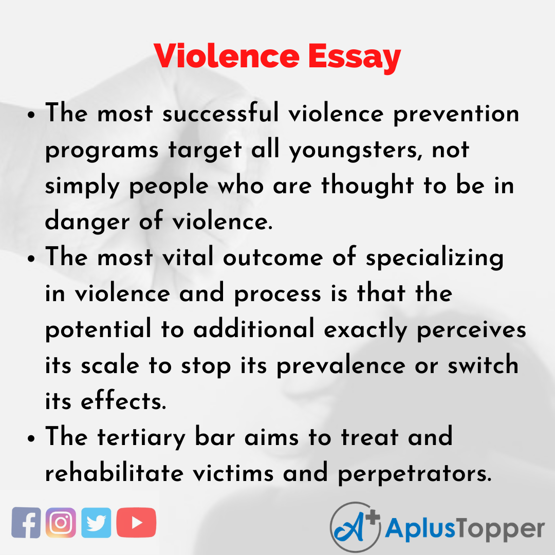 essay topics about physical violence