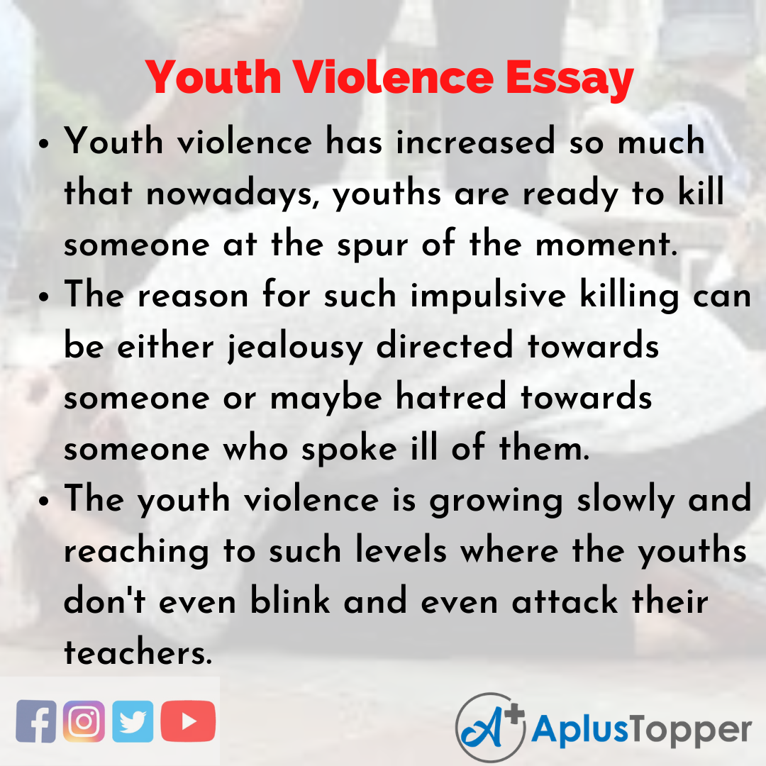 essay on violence in schools
