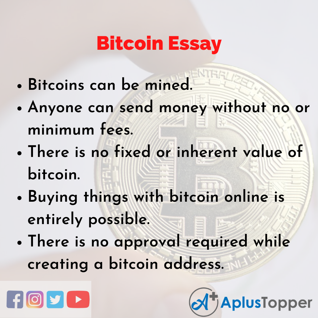 argumentative essay about bitcoin