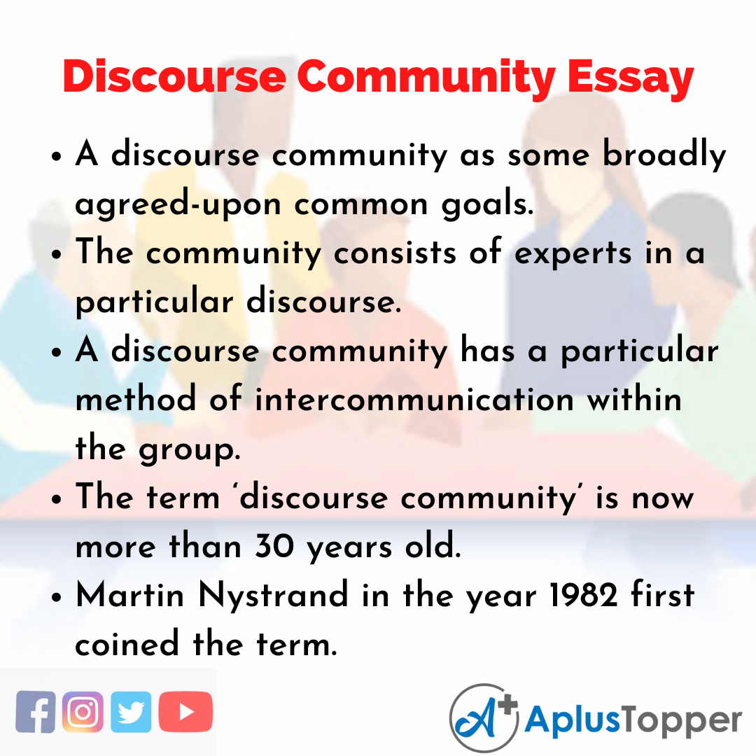 community essay 150 words