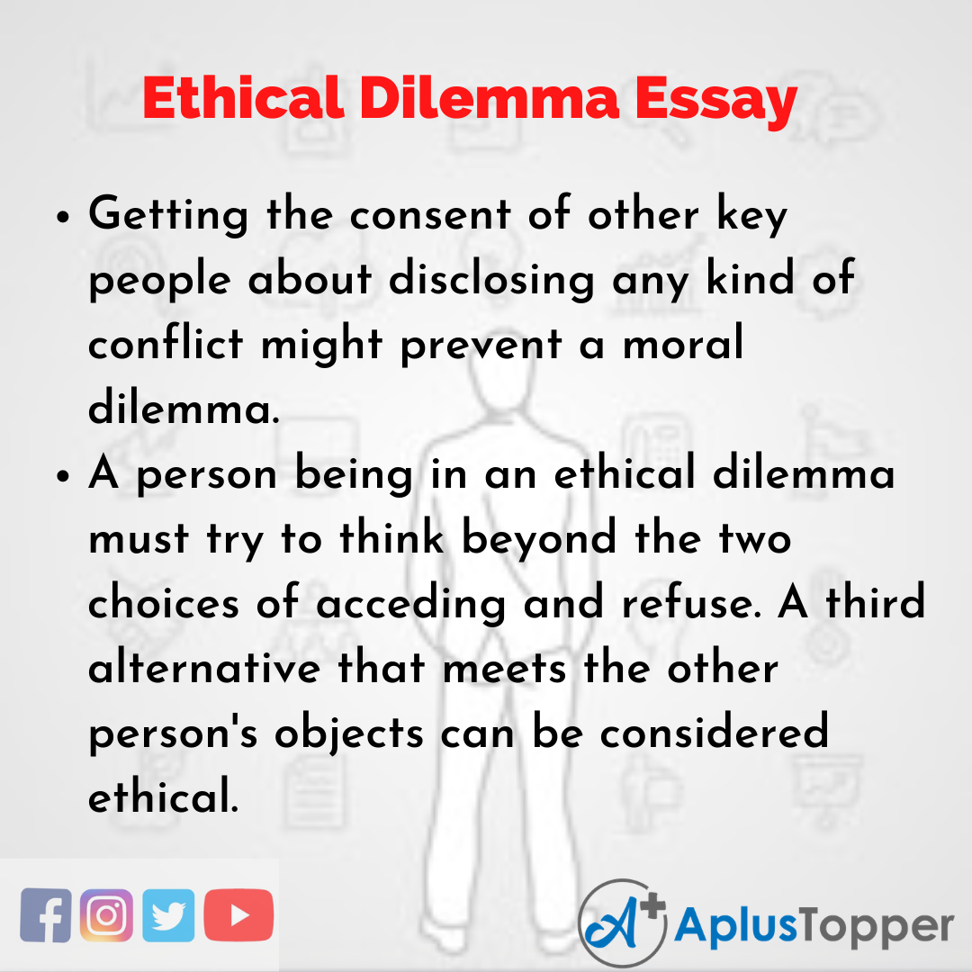 moral dilemma experience essay