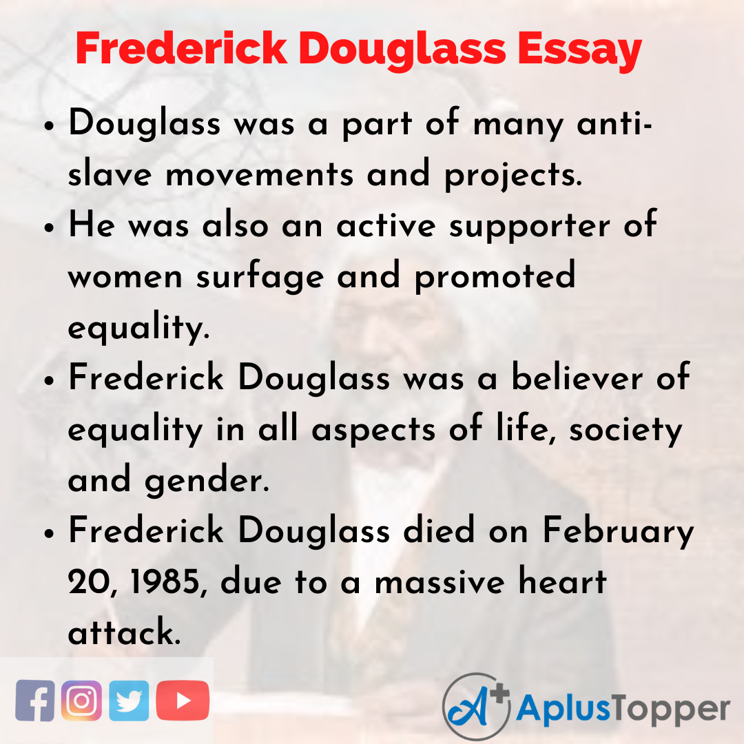 frederick douglass speech essay