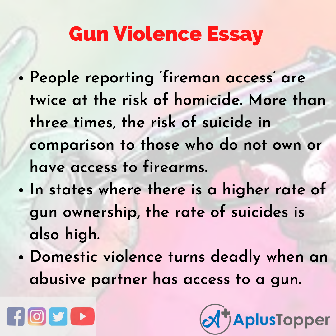 gun violence introduction essay