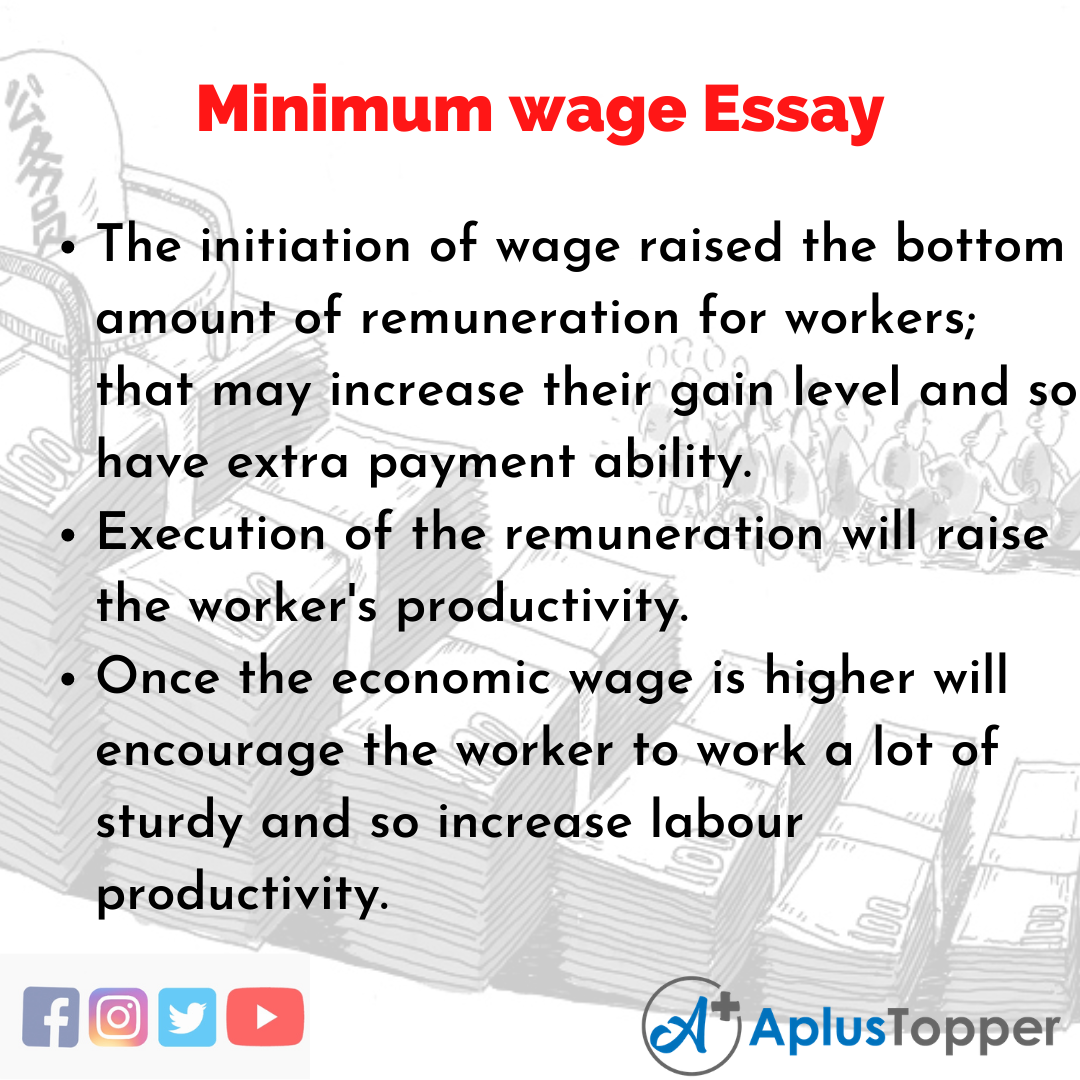 argumentative essay about the government raising minimum wage